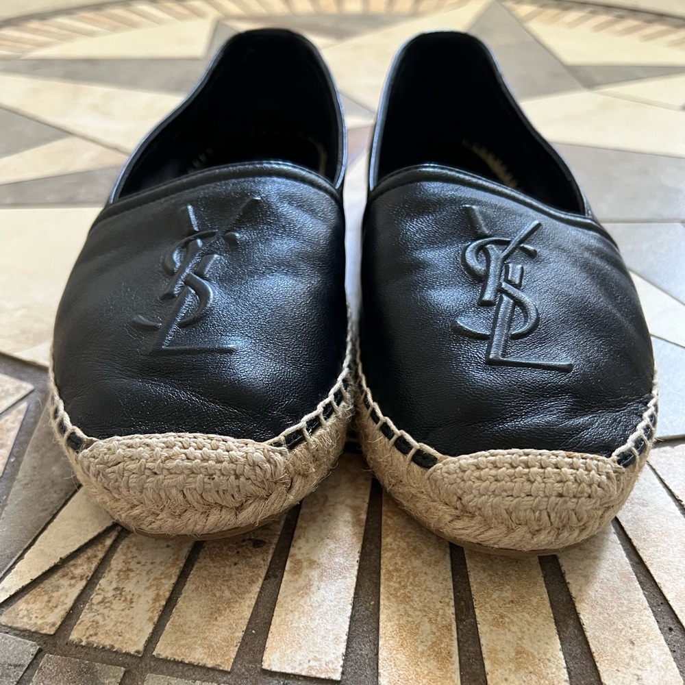 Saint Laurent Black Espadrilles size 6.5 - Picture 5 of 6